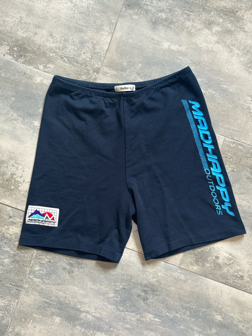 Madhappy Athletic Shorts in Blue Size Small